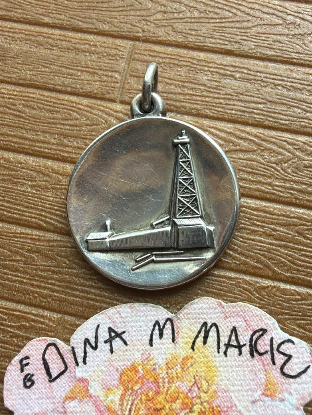 James Avery Rare Retired Oil Rig Charm! 925